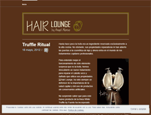 Tablet Screenshot of hairloungebyangelalonso.wordpress.com