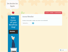 Tablet Screenshot of dederrierelesfagots.wordpress.com