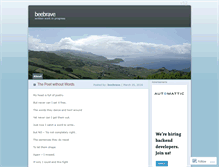 Tablet Screenshot of beebrave.wordpress.com