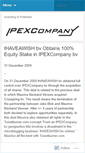 Mobile Screenshot of ipexcompany.wordpress.com