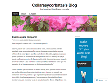 Tablet Screenshot of collaresycorbatas.wordpress.com