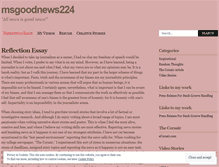 Tablet Screenshot of msgoodnews224.wordpress.com