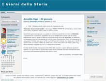 Tablet Screenshot of igiornidellastoria.wordpress.com