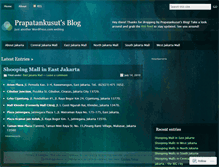 Tablet Screenshot of prapatankusut.wordpress.com