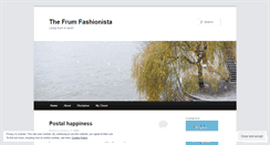 Desktop Screenshot of frumfashionista.wordpress.com