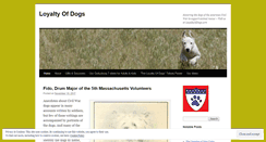 Desktop Screenshot of loyaltyofdogs.wordpress.com