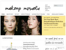 Tablet Screenshot of makeupmorsels.wordpress.com