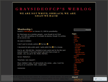 Tablet Screenshot of graysideofcp.wordpress.com