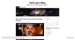 Desktop Screenshot of hackworthless.wordpress.com