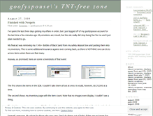 Tablet Screenshot of goofyspouse.wordpress.com