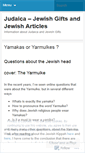 Mobile Screenshot of jewishjudaica.wordpress.com