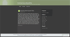 Desktop Screenshot of northstarsoccer.wordpress.com