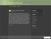 Tablet Screenshot of northstarsoccer.wordpress.com