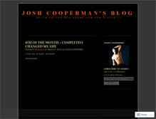 Tablet Screenshot of joshcooperman.wordpress.com