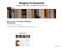 Tablet Screenshot of bloggingthebookshelf.wordpress.com
