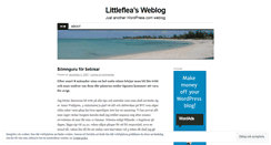 Desktop Screenshot of littleflea.wordpress.com