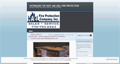 Desktop Screenshot of hallfireprotection.wordpress.com