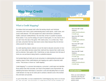 Tablet Screenshot of mapyourcredit.wordpress.com