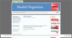 Desktop Screenshot of madridprogresista.wordpress.com