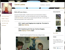 Tablet Screenshot of danieljluebke.wordpress.com