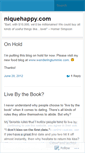 Mobile Screenshot of niquehappy.wordpress.com