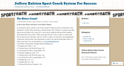 Desktop Screenshot of coachralston.wordpress.com