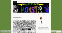 Desktop Screenshot of makemeamonster.wordpress.com