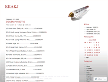 Tablet Screenshot of ekakj.wordpress.com