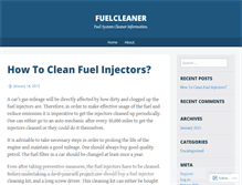 Tablet Screenshot of fuelcleaner.wordpress.com