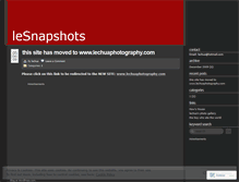 Tablet Screenshot of lesnapshots.wordpress.com