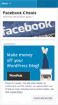 Mobile Screenshot of facebcheats.wordpress.com