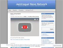 Tablet Screenshot of jamiroquainewsnetwork.wordpress.com