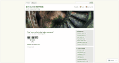 Desktop Screenshot of 30daysbetter.wordpress.com