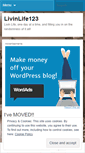 Mobile Screenshot of livinlife123.wordpress.com