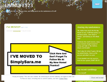 Tablet Screenshot of livinlife123.wordpress.com