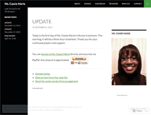 Tablet Screenshot of mscassiemarie.wordpress.com