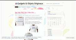 Desktop Screenshot of gadgetsdesign.wordpress.com