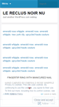 Mobile Screenshot of lereclusnoirnu.wordpress.com