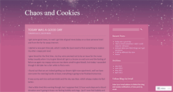 Desktop Screenshot of chaosandcookies.wordpress.com