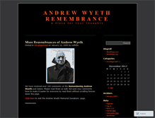 Tablet Screenshot of andrewwyeth.wordpress.com