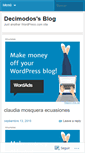Mobile Screenshot of decimodos.wordpress.com