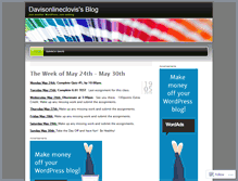 Tablet Screenshot of davisonlineclovis.wordpress.com