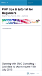 Mobile Screenshot of allphptips.wordpress.com