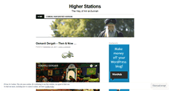 Desktop Screenshot of higherstations.wordpress.com