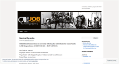 Desktop Screenshot of oilfieldjobconnections.wordpress.com