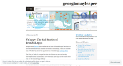 Desktop Screenshot of georgiamayleaper.wordpress.com