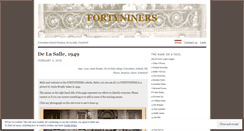 Desktop Screenshot of fortyniners.wordpress.com