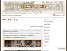 Tablet Screenshot of fortyniners.wordpress.com