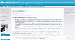 Desktop Screenshot of mayurdsguru.wordpress.com