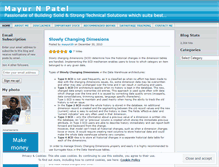 Tablet Screenshot of mayurdsguru.wordpress.com